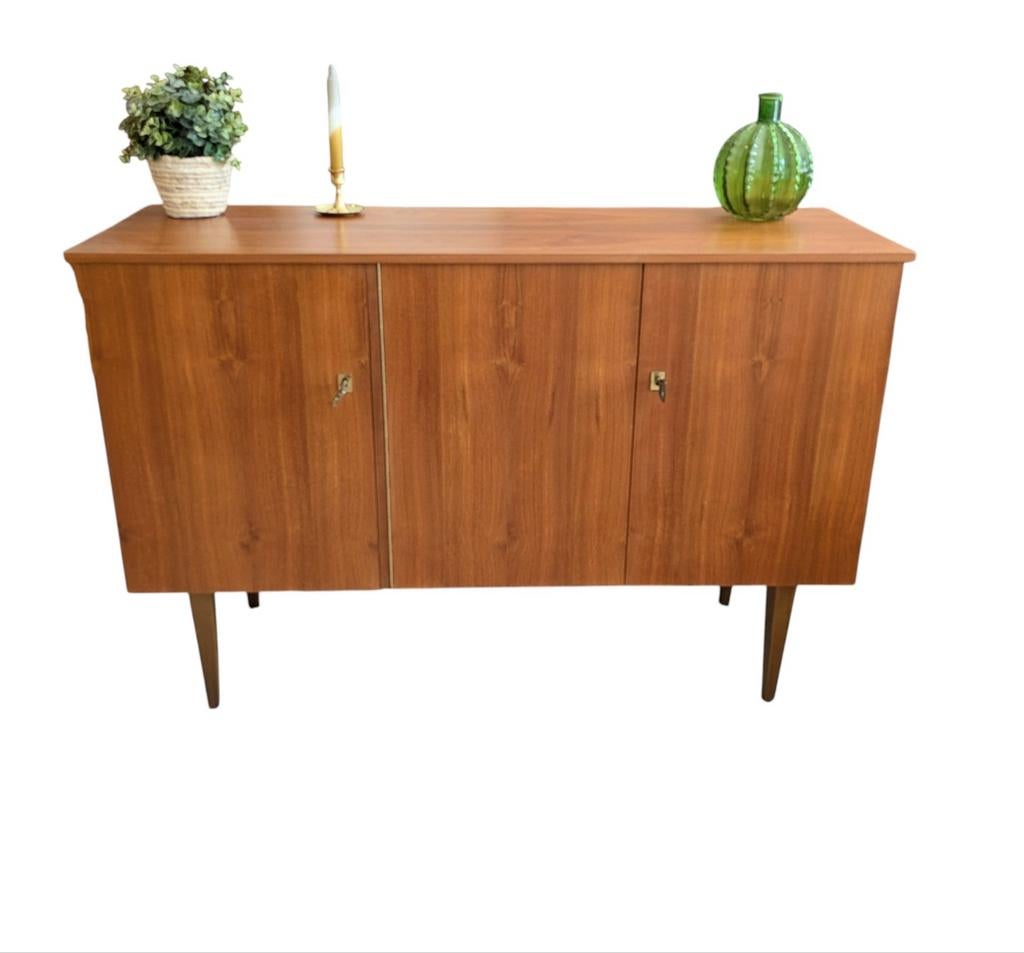 Midcentury vintage dressoir sideboard, Ophalen, 100 tot 150 cm, ., Zo goed als nieuw