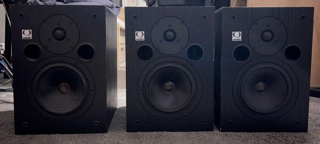 Quested S7S Active Studio Monitors – High-End Britse Speaker, Audio, Tv en Foto, Luidsprekers, Gebruikt, 120 watt of meer, Front, Rear of Stereo speakers
