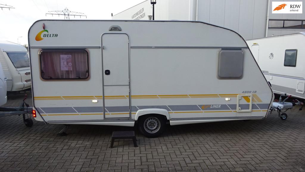 DELTA EUROLINER 4600 LB 2003 VASTBED RONDZIT TOP, De Haan Caravans, Bedrijf, 750 - 1000 kg, Info@dehaancaravans.nl