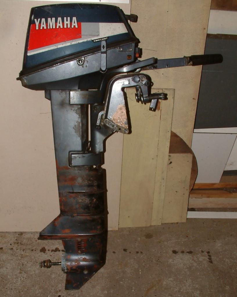 motor en  onderdelen  staartstuk Yamaha 6 -8   is 2 takt, Ophalen, Gebruikt, Motor en Techniek