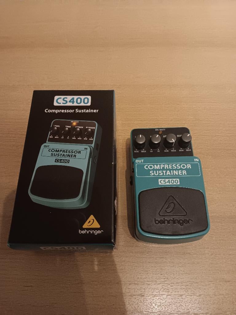 Behringer CS400 Compressor Sustainer Originele doos, Muziek en Instrumenten, Effecten, Ophalen of Verzenden, Zo goed als nieuw