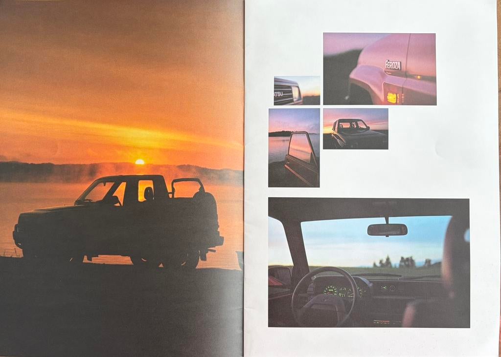 DAIHATSU  4x4 Feroza  1989 16 pag. tekst Eng. 26 / 36 cm., Ophalen of Verzenden, Zo goed als nieuw