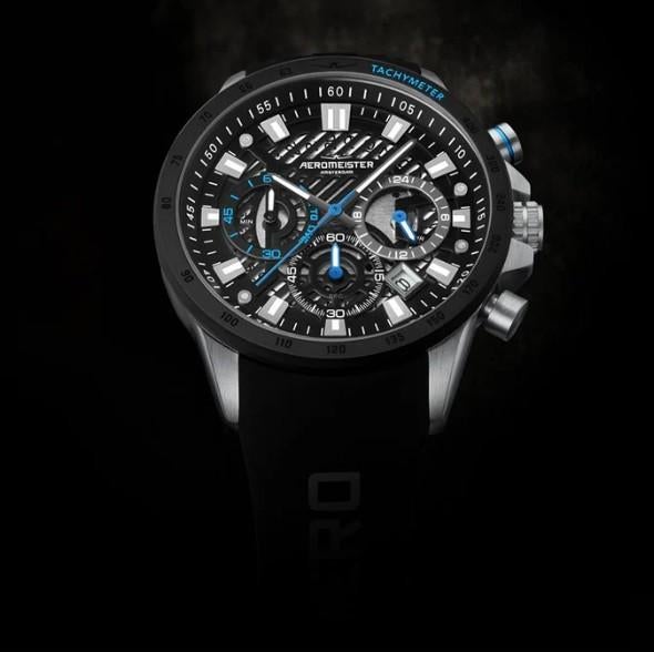 Herenhorloge van Aeromeister, Sieraden, Tassen en Uiterlijk, Horloges | Heren, Overige merken, Staal, Ut, Nieuw