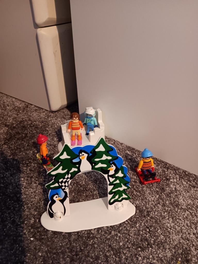 Playmobil Kinder Ski Baan met Poppetjes en Accessoires, Ophalen of Verzenden, Nieuw, Jongen of Meisje