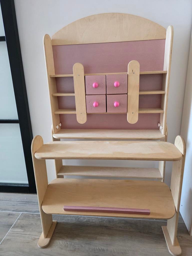 Houten winkeltje, Kinderen en Baby's, Speelgoed | Houten speelgoed, Ophalen, Gebruikt, Meubelstuk of Keukentje