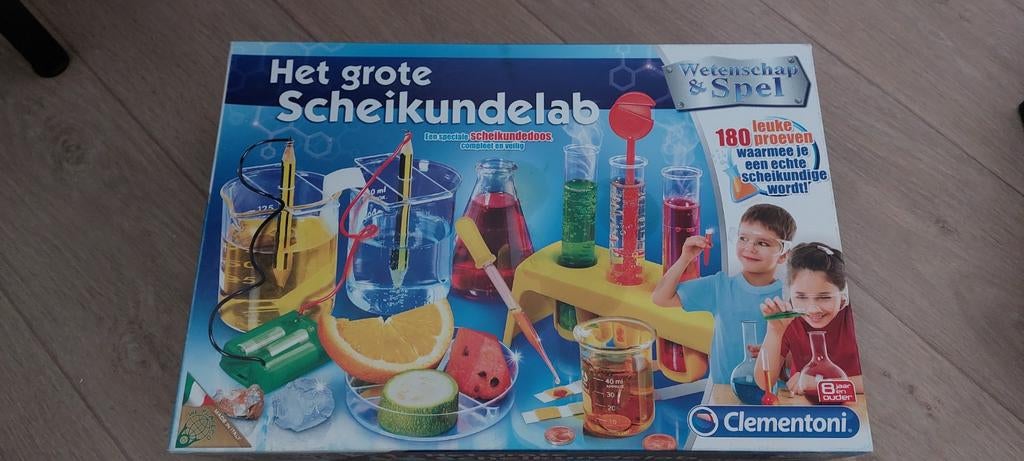 Clementoni Het Grote Scheikundelab - Nieuw & Ongebruikt, Ophalen of Verzenden, Nieuw, Ontdekken