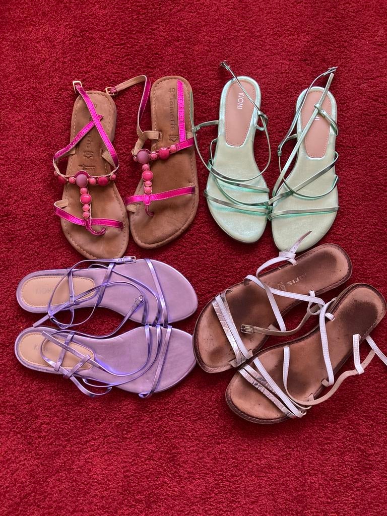 Slippers espadrilles maat 40, Kleding | Dames, Schoenen, Slippers, Overige kleuren, Verzenden, Gedragen