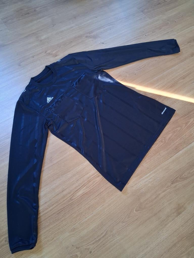 Adidas scheidsrechter shirt lange mouw zwart maat S, Ophalen of Verzenden