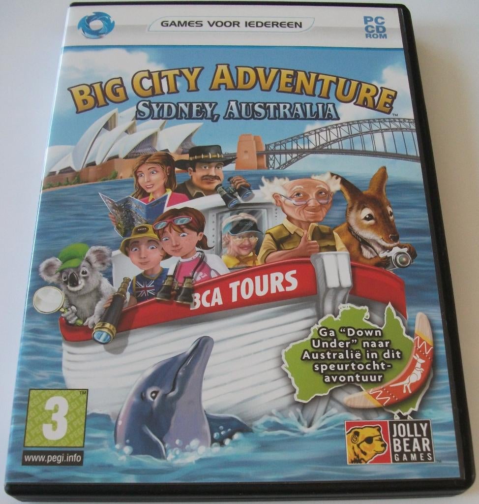 PC Game *** BIG CITY ADVENTURE 2 *** Sydney, Australia, Puzzel en Educatief, 1 speler, Ophalen of Verzenden, Zo goed als nieuw