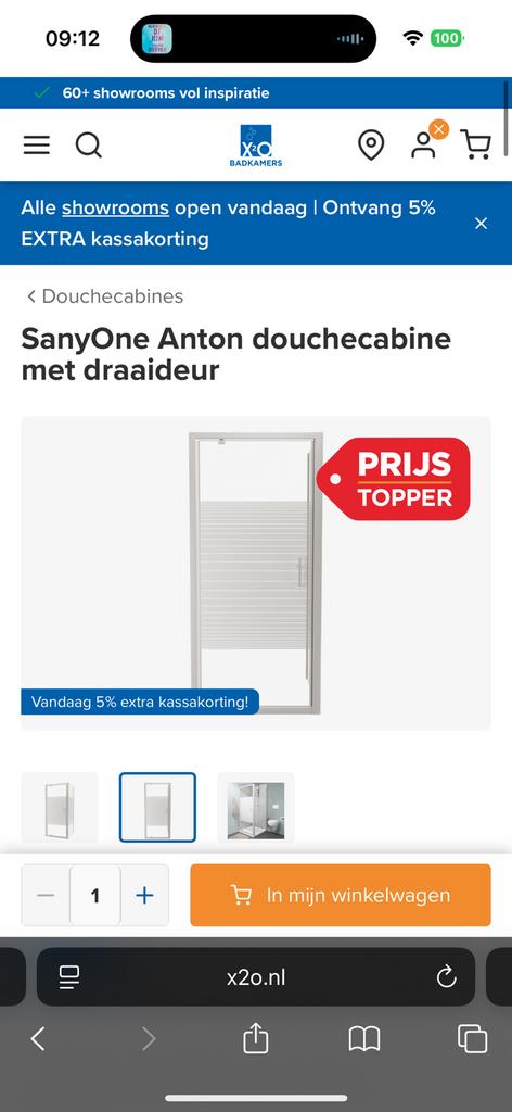 Klusjesman gezocht douchecabine plaatsen, Ophalen of Verzenden, Douche