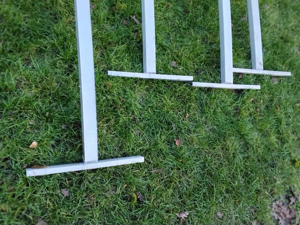 4 stuks Aluminium vijvernet steunen( overspanningen), Tuin en Terras, Ophalen