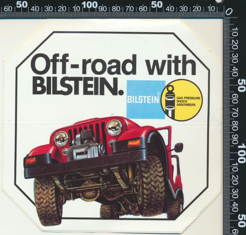 Sticker: Bilstein - Off-road, Ophalen of Verzenden, Zo goed als nieuw, Auto of Motor