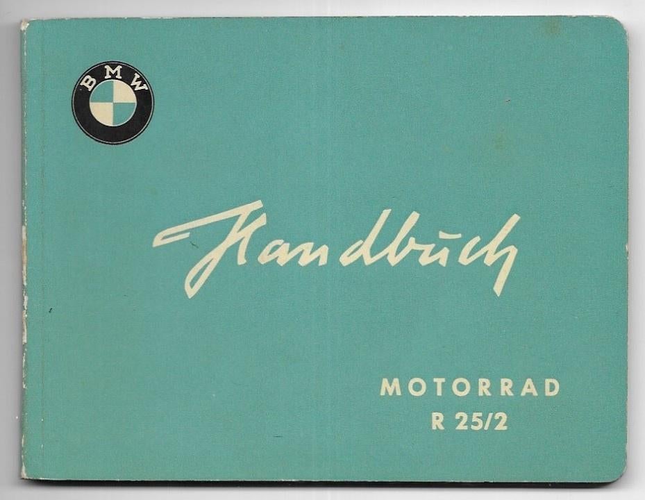 BMW R25 /2 Handbuch handleiding 1955 (042v), Motoren, Ophalen of Verzenden, BMW