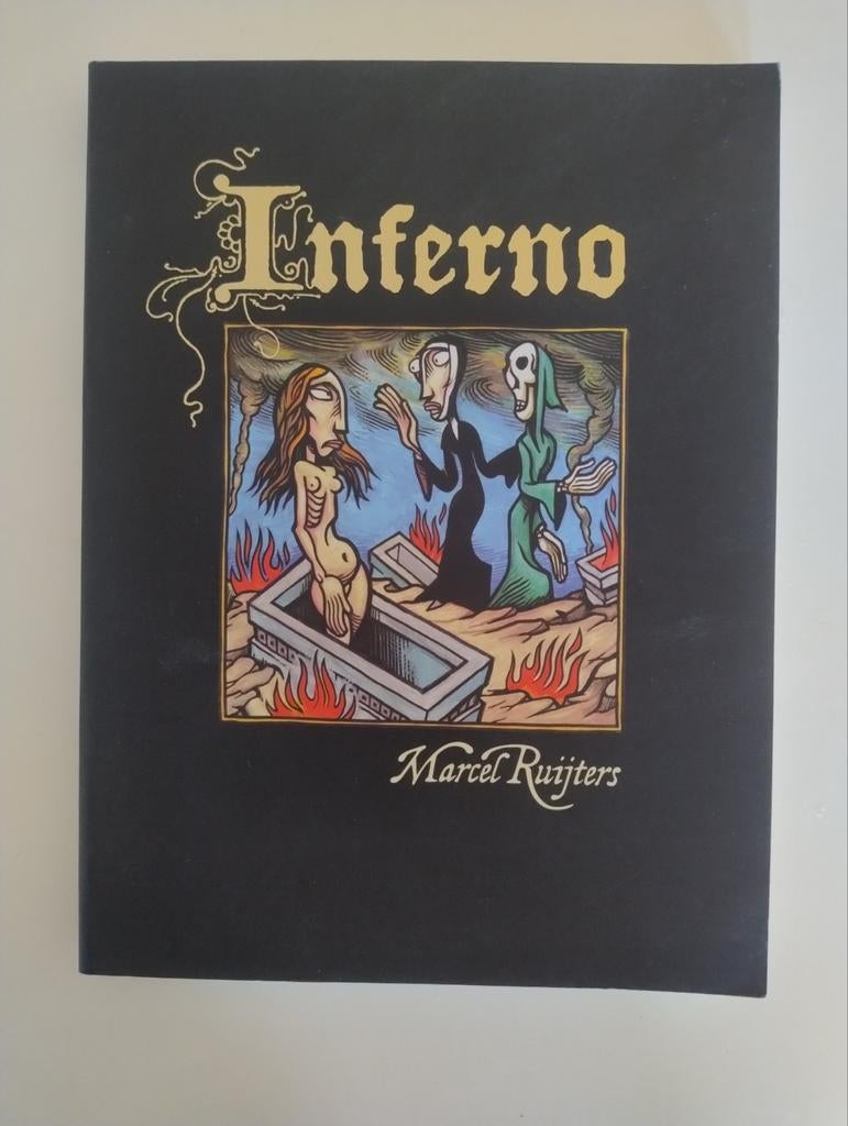 Inferno - Marcel Ruijters - Stripboek graphic novel, Eén stripboek, Ophalen of Verzenden, Zo goed als nieuw, Marcel Ruijters