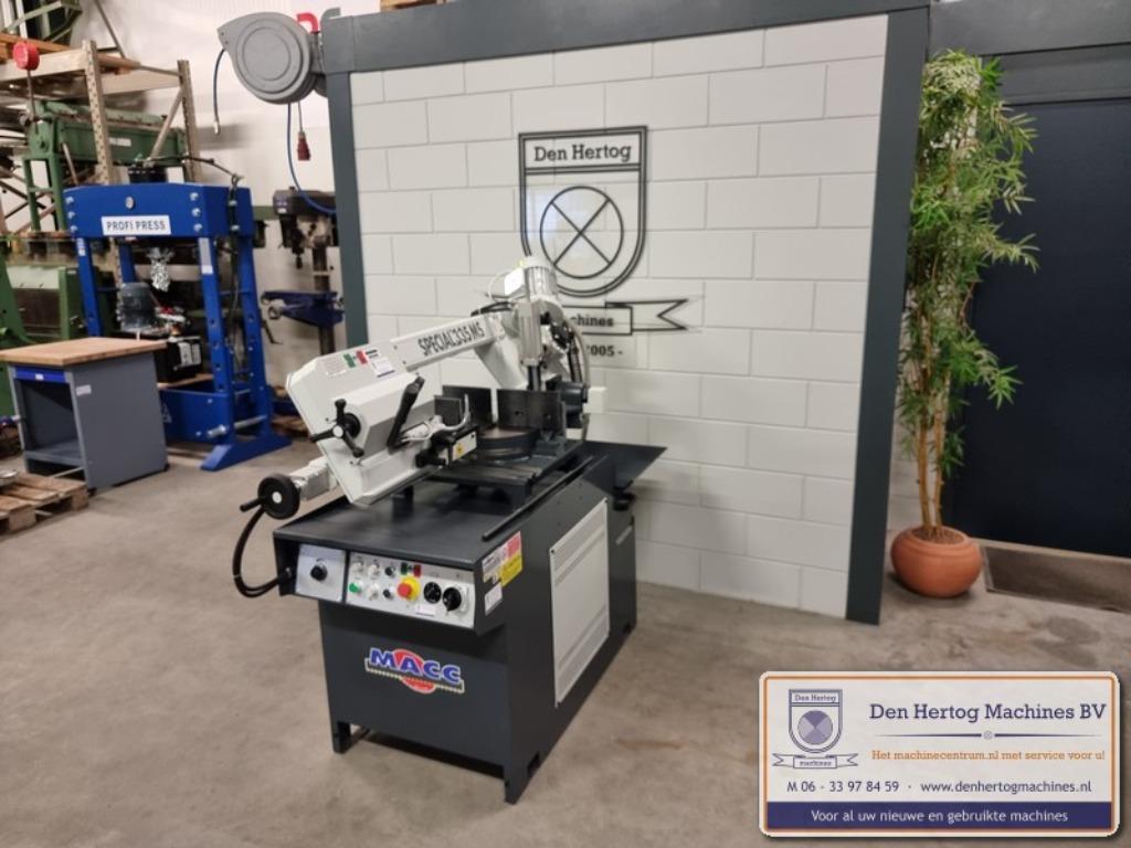 Macc bandzaagmachine special 335MS halfautomaat rond 250mm, Ophalen, Nieuw, 30 tot 70 mm, MACC