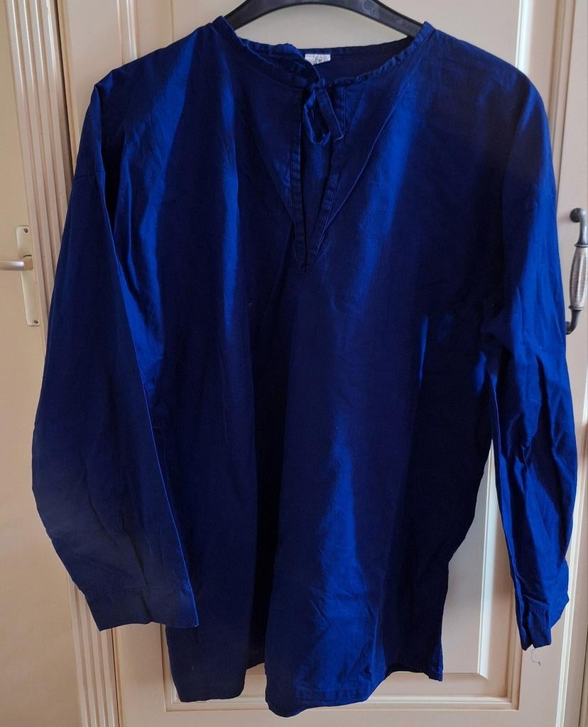 Blauwe boerenkiel - katoen, Ophalen of Verzenden, Zo goed als nieuw