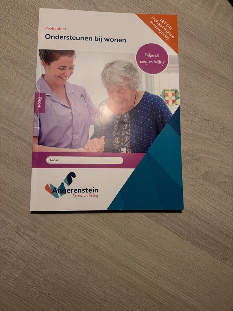 Helpende Zorg Boeken Niveau 2, Ophalen of Verzenden, Zo goed als nieuw, MBO