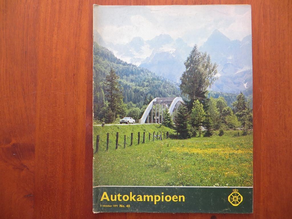 Autokampioen 40 1971 Fiat 127 (test), Trophy of the Dunes, Ophalen of Verzenden, Nieuw, Overige merken