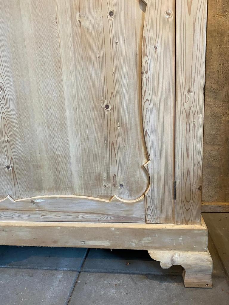 Landelijk Oud grenen eendeurskast kledingkast kast, Ophalen