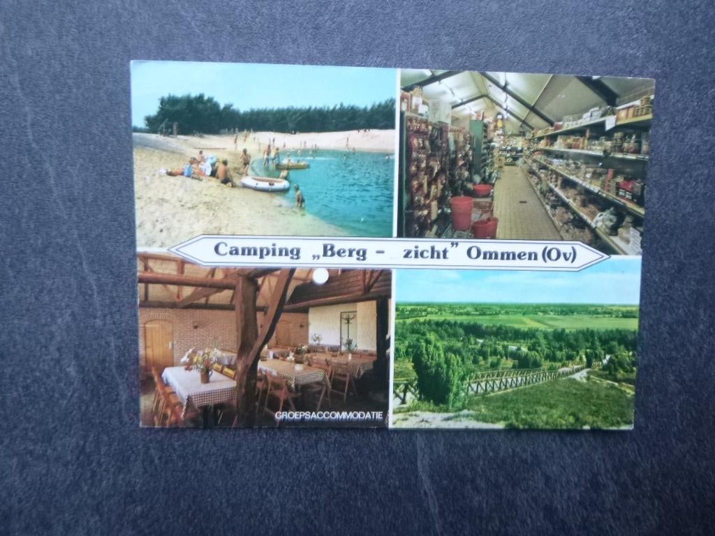 Ommen ov, camping Berg-zicht/groepsacc./interieur supermarkt, Verzenden, 1980 tot heden, Overijssel