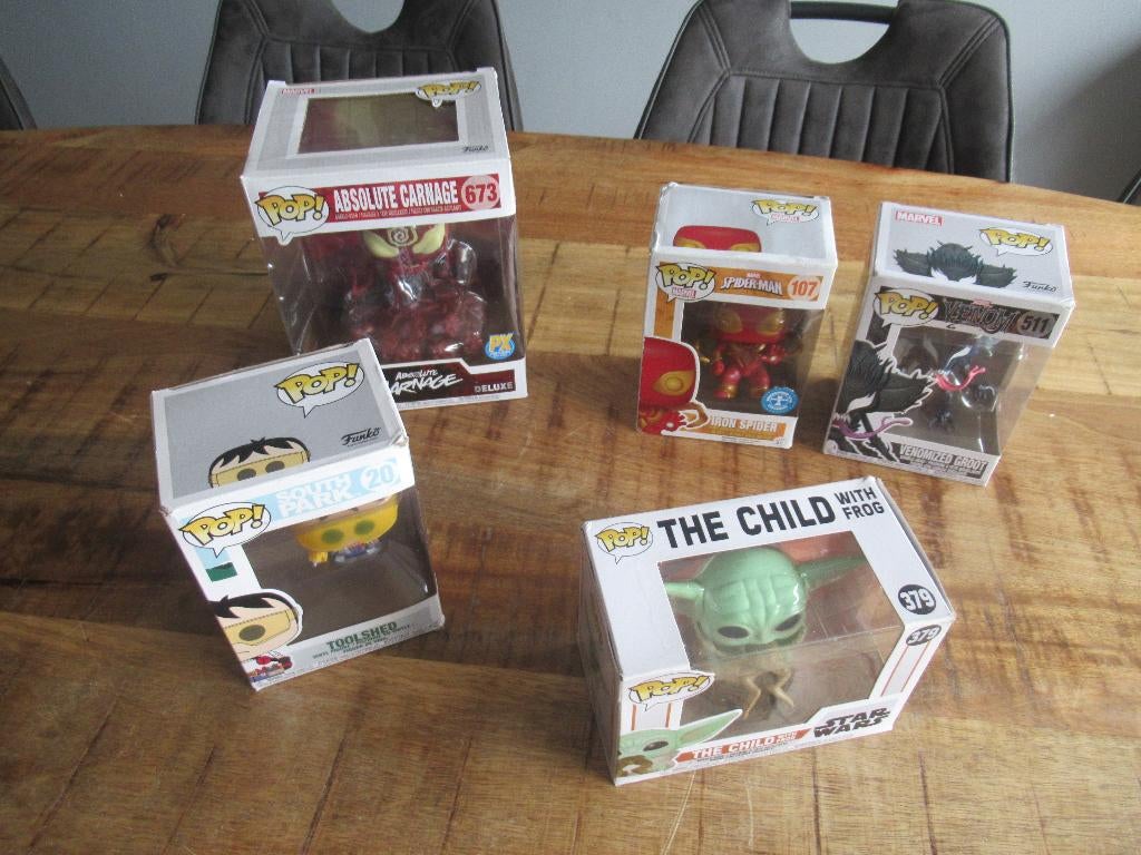 Poppen POP Marvel Star wars spiderman Carnage South Park, Verzamelen, Poppetjes en Figuurtjes, Ophalen of Verzenden, Nieuw