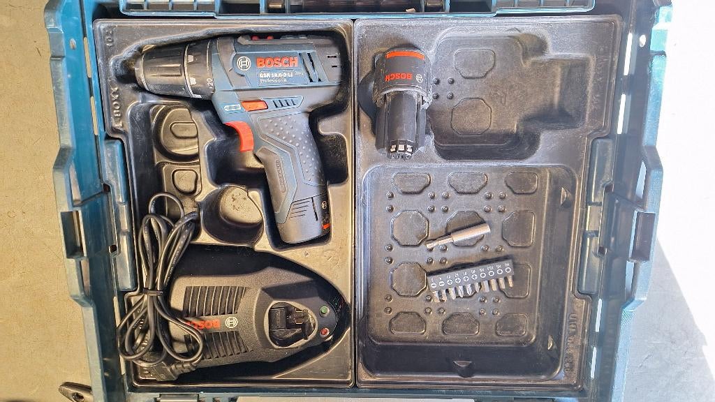 Bosch GSR 10,8-2-Li Schoef machine. 10,8 volt., ., Ophalen of Verzenden, Zo goed als nieuw, .