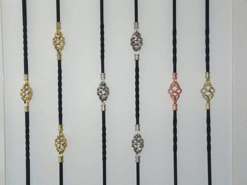 div trapspijlen goud/zilver/koper korf sierspijl hek leuning, Ophalen of Verzenden, Nieuw