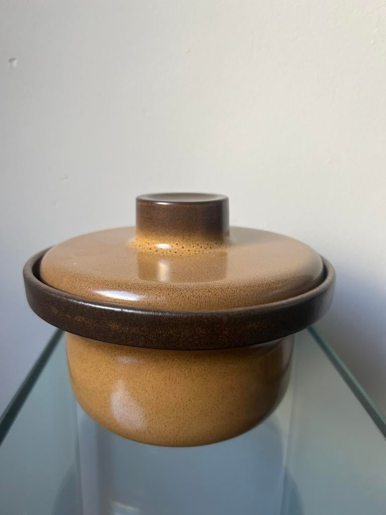 Voorraadpot dekschaal Potterie Huizen, Ophalen of Verzenden