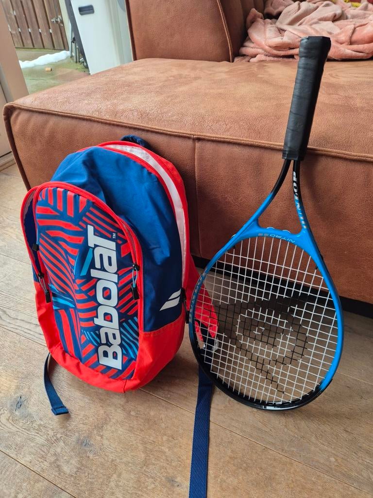 Tennisracket Dunlop en tennisrugzak babolat, Ophalen, Racket, Babolat