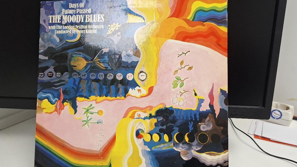 lp de moody blues days of future passed, Ophalen of Verzenden, Zo goed als nieuw, Overige formaten