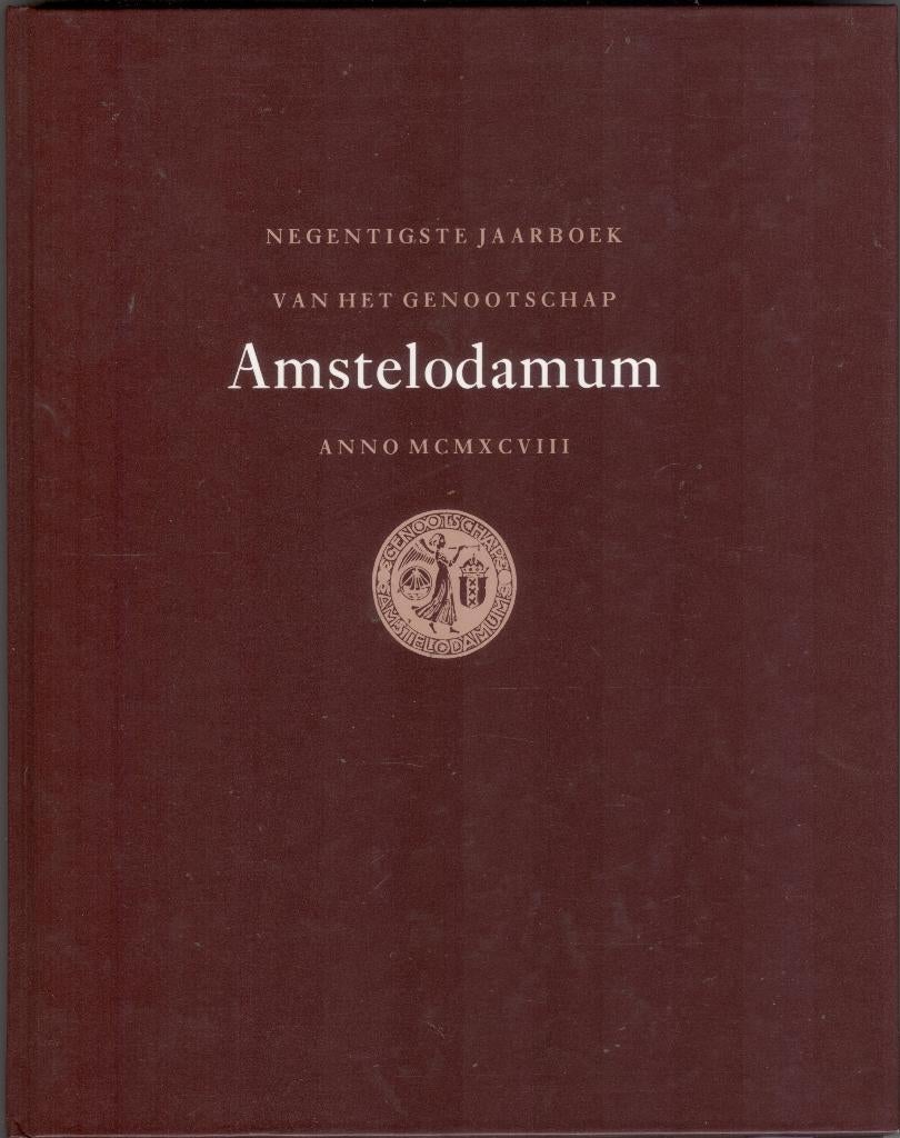 90e jaarboek Amstelodamum 1998 - Amsterdam, Ophalen of Verzenden, Gelezen