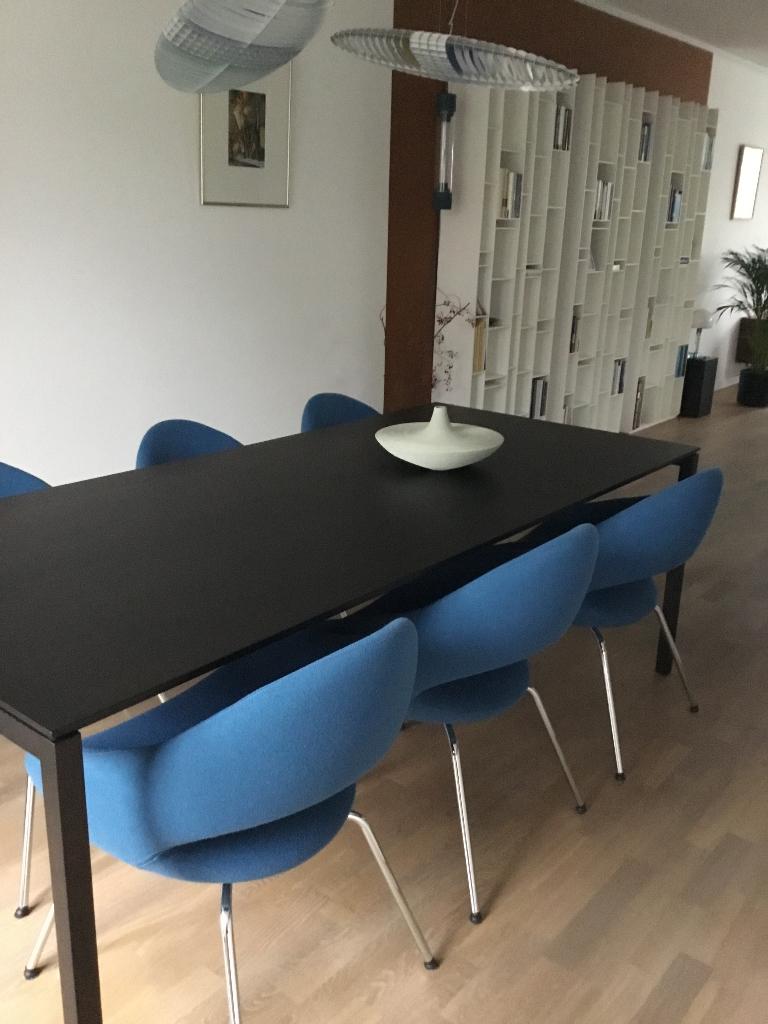 Eetkamertafel. Kluskens Mistral., Ophalen, Design, Eikenhout, 200 cm of meer