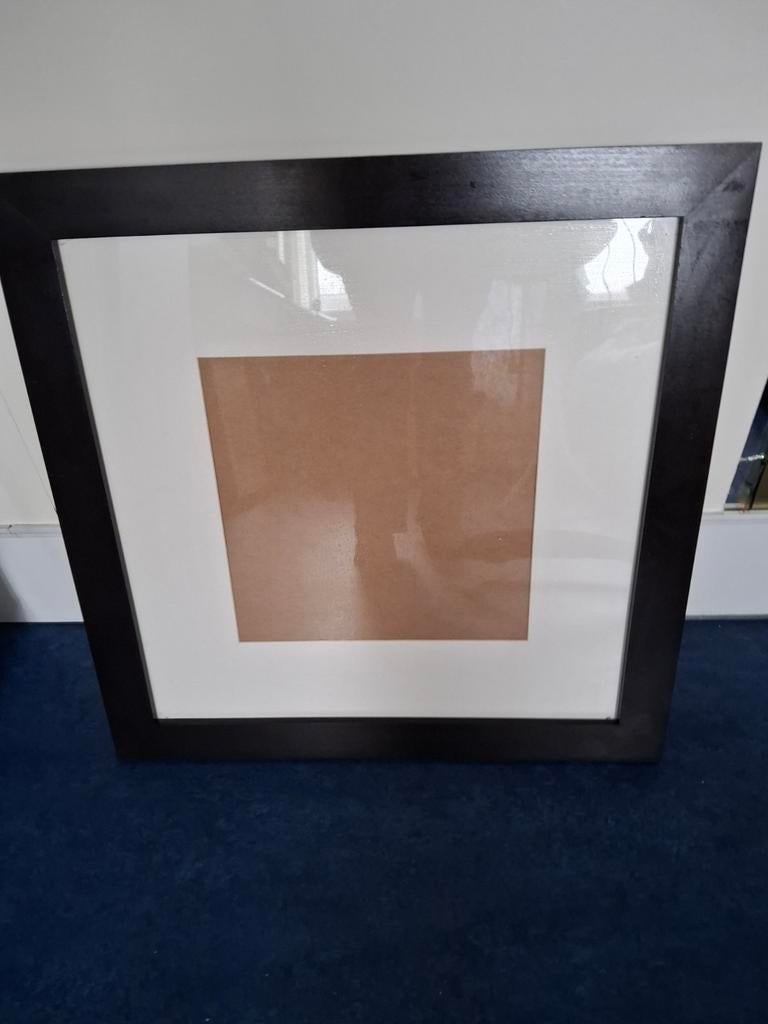 2x mooie houten lijsten met passe partout, Ophalen of Verzenden