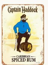 metalen schilderij Kuifje 20-30cm Captain Haddock, Ophalen of Verzenden, Nieuw