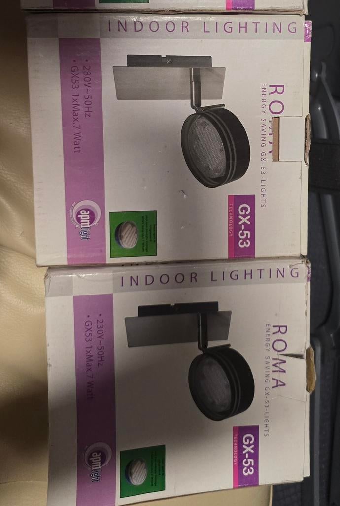 Moderne Roma GX-53 LED Spot - Nieuwstaat, Led-lamp, Minder dan 30 watt, Soft of Flame, Overige fittingen