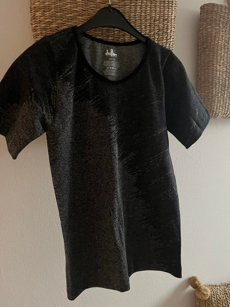 Shirt Du parc xL stretch grijs, Maat 46/48 (XL) of groter, Nieuw, Ophalen of Verzenden, Korte mouw