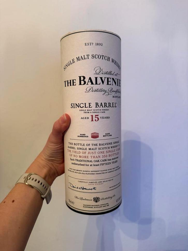 The Balvenie 15 Year Single Barrel - Zeldzame Whisky, Ophalen of Verzenden