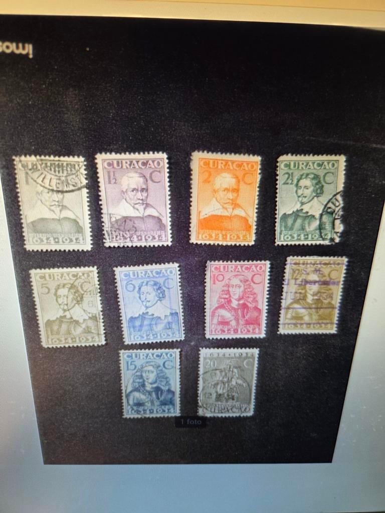 @@ Curacao 104-113 gestempeld @@, Ophalen of Verzenden, Gestempeld