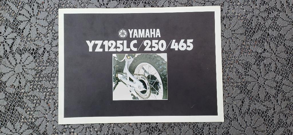 Originele folder Yamaha YZ serie, Ophalen of Verzenden, Yamaha