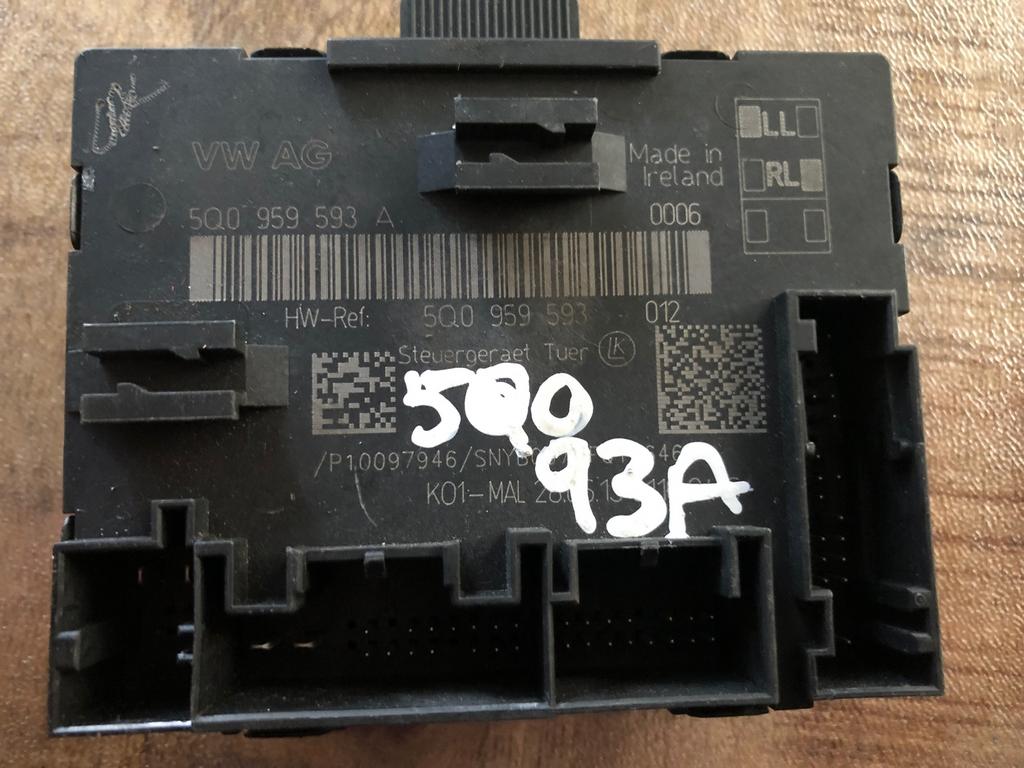 Centrale deurvergrendeling module onderdeel Volkswagen, Auto-onderdelen, Elektronica en Kabels, Ophalen of Verzenden, Gebruikt