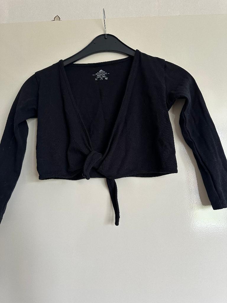 ballet pakje rokje en vest maat 10 zwart, Ophalen of Verzenden, Zo goed als nieuw, Kleding