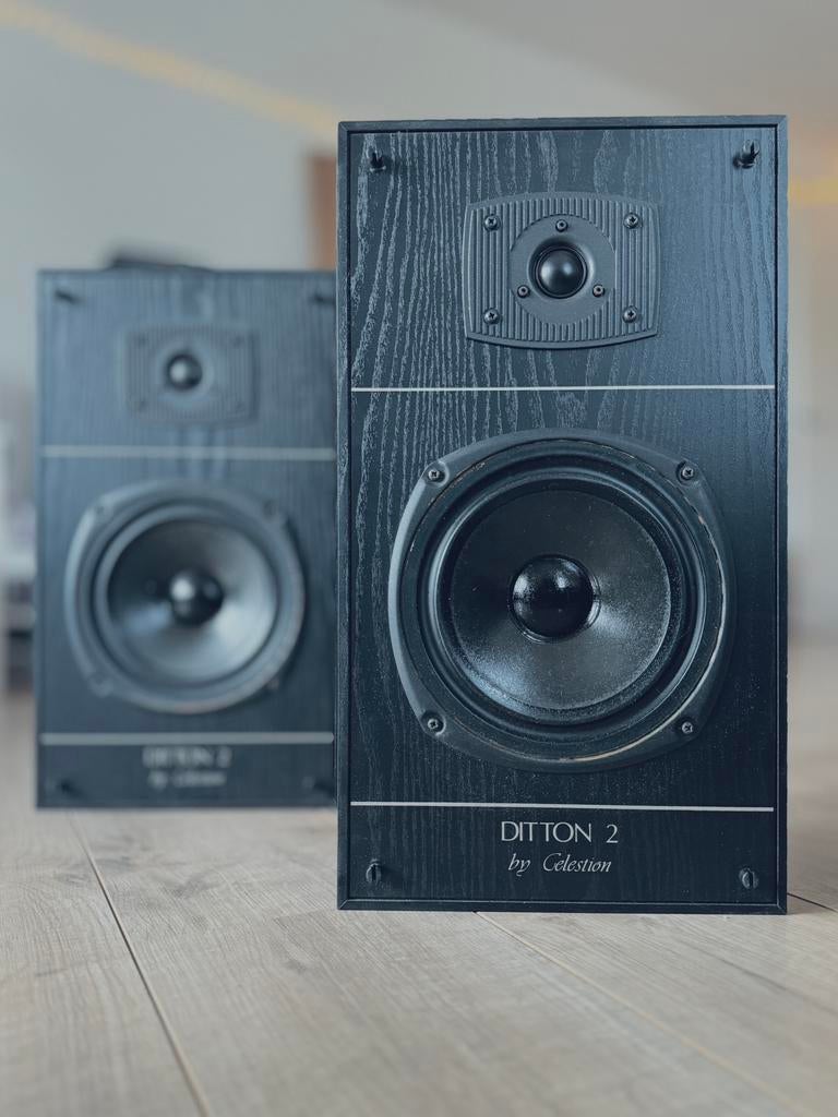 Celestion Ditton 2 speaker set, Audio, Tv en Foto, Luidsprekers, Zo goed als nieuw, 60 tot 120 watt, Front, Rear of Stereo speakers