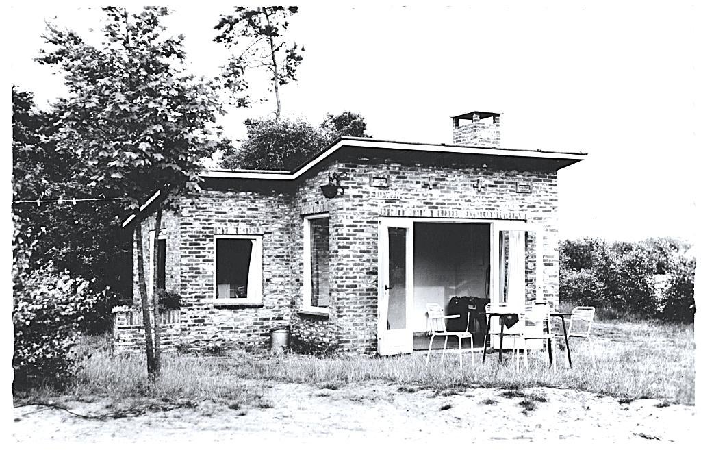 963764 Heeswijk NB 1966 Bungalow Wildhorst Gelopen met zegel, Ophalen of Verzenden, 1960 tot 1980, Gelopen, Noord-Brabant