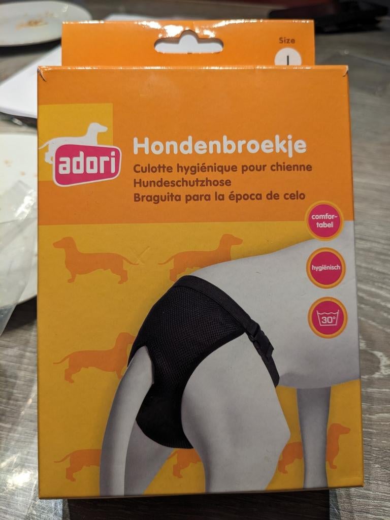 Hondenbroekje Adori maat L, Ophalen of Verzenden, Nieuw