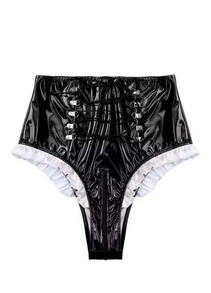 Lakslip met ruches, tm 2XL, Verzenden, Slip