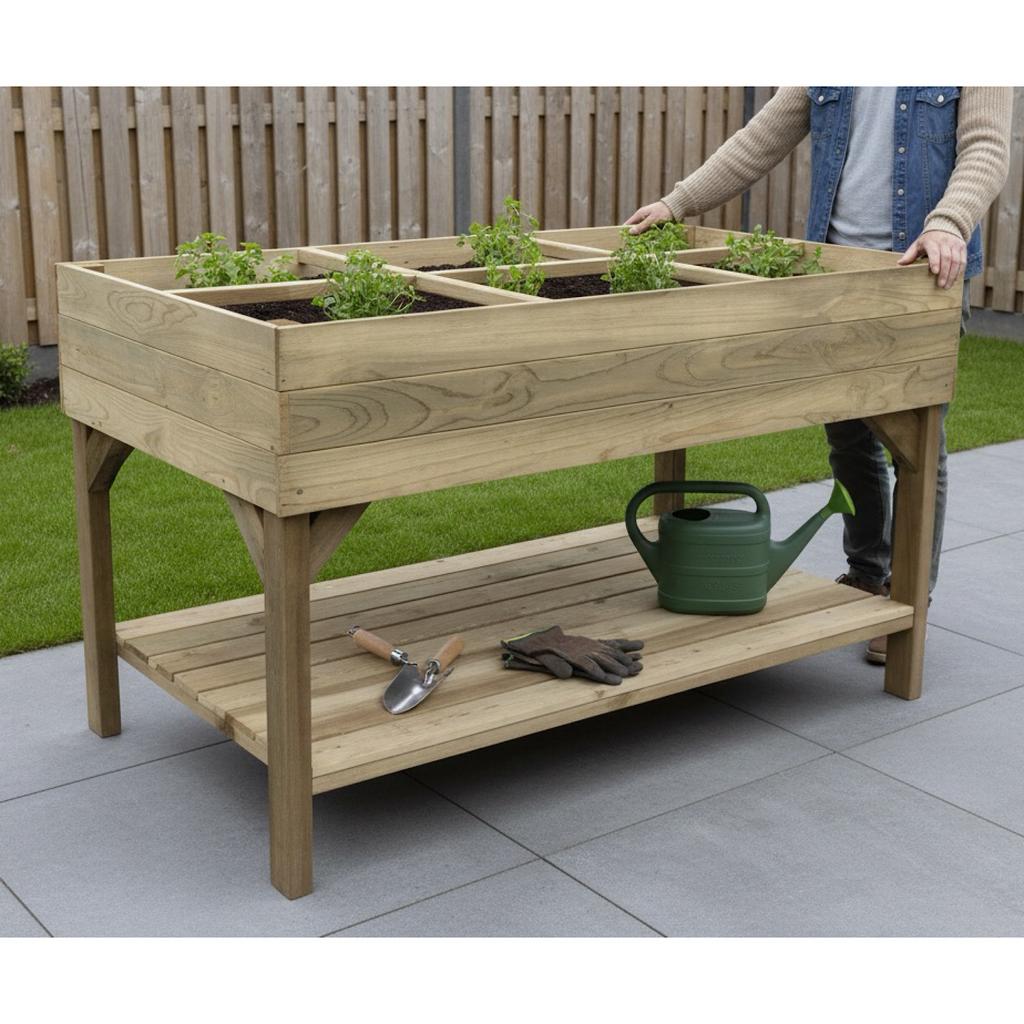 Nieuw! XXL moestuinbak 150x80 cm kweekbak, Ophalen of Verzenden, Nieuw, Kweekbak