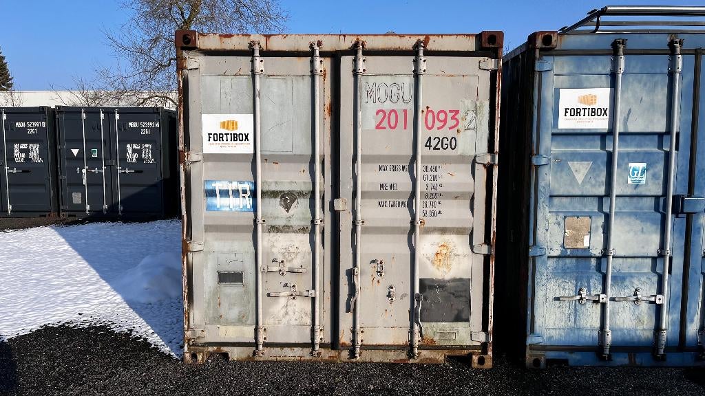 Gebruikte 40ft zeecontainer, Ophalen