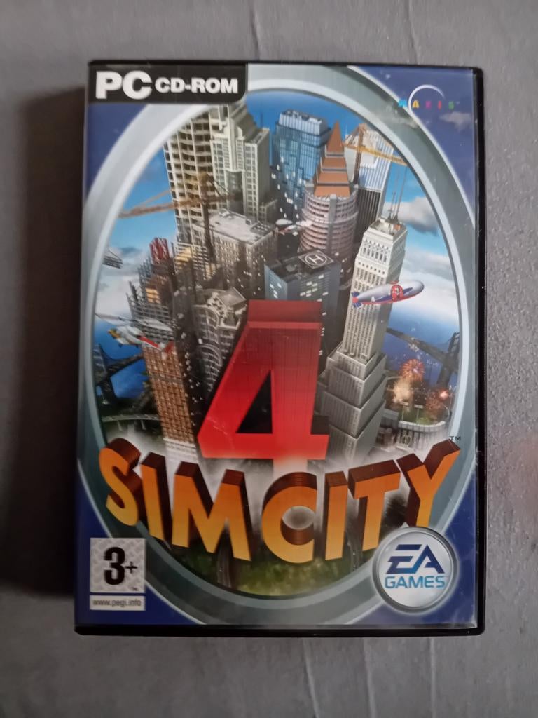 Sim City 4 PC CD-rom - Nauwelijks Gebruikt!, Spelcomputers en Games, 1 speler, Ophalen of Verzenden, Zo goed als nieuw, Vanaf 3 jaar