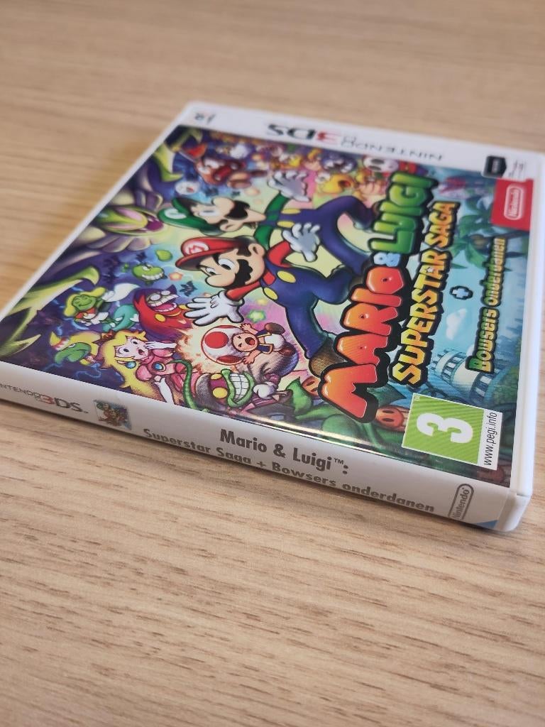 Mario & Luigi: SuperStar Saga + Bowser's Onderdanen 2DS/3DS!, Spelcomputers en Games, Games | Nintendo 2DS en 3DS, Ophalen of Verzenden