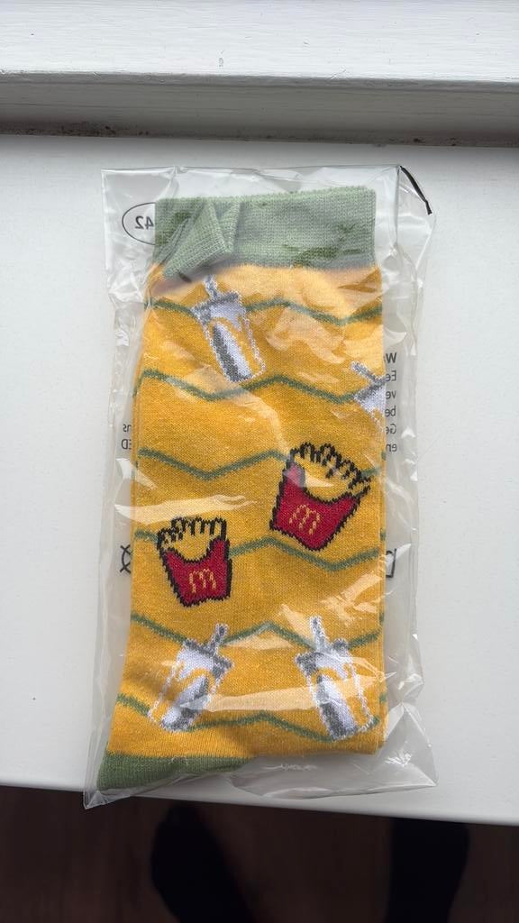 McDonald’s sokken, Ophalen, Nieuw, Maat 39 t/m 42, Overige kleuren